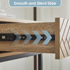 Console Table 2 Drawer Wooden Shelf Hallway Storage Side Desk Furniture Bedroom