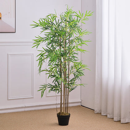 Large Fake Indoor Outdoor Tree Home House Plant 150cm 4' 9ft Tall in Pot