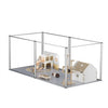 Small Pet Animal Acrylic Play Pen Run Guinea Pig Hamster Gerbil Mouse Enclosure