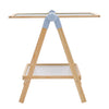 Double Sided Wooden Easel Kids Blackboard & Whiteboard Art Drawing Chalk 2 In 1
