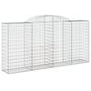 ShCuShan Arched Gabion Baskets 5 pcs 300x50x140/160 Galvanised V2Q4