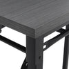 Folding Computer Desk with Storage Shelf Foldable Study Table Laptop Home Office