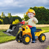 Kids Ride On Bulldozer Toy Car Children Pretend Play Truck with Storage