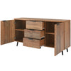 Sideboard Cabinet Industrial Cupboard Storage Furniture With Drawers and Doors