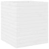 Garden Planter White 40x40x46 Solid Wood Pine R3E7