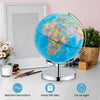 Kids Illuminated Constellation World Globe 3 in 1 Desktop Earth Globe with stand