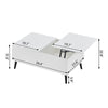 Coffee Table Lift Up Top With Storage Shelf Living Room Home Office White