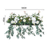 Single Artificial Flower Ball Wreath Topiary Orchid Roses Vine Plants Shop Decor