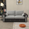 Upholstered Fabric 2 3 Seater Sofa Suite Couch Settee Set Padded Seat Furniture