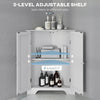 Bathroom Vanity Cabinet Unit Corner Toiletries Towels Storage Shelf Cupboard