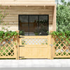 Privacy Wooden Garden Gate Pedestrian Fence Gate Porch Decorative Fence Panel
