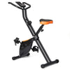 Foldable Exercise Bike Magnetic Cycling Bike w/ 8 Adjustable Resistance Home Gym