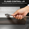 Bioethanol Fire, 22" Freestanding Ethanol Fireplace Stove, 3 Hours Burn