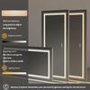 Memory Function LED Bathroom Mirror Vanity Mirror Horizontal&Vertical Multi Size