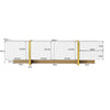 Modern TV Stand with 3-Door 2-Drawer Storage Cabinet Unit for Living Room White