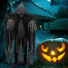 Men's Halloween Scream Horror Ghost Face Mask Hooded Costume Cosplay Fancy Dress