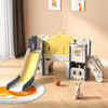 Kids Climber Crawl Slide Set Activity Center wit Basketball Hoop & Football Goal