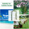 Garden Arch Metal Frame Decoration Trellis Stand Vines Climbing Plants Archway