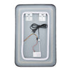 Bathroom Dimmable LED Mirror Anti-Fog Shaving Vanity Mirror with Touch Switch