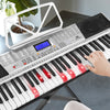 Mustar ♬61 Full Size Lighted Up Keys Smart Digital Electronic Keyboards Gifts