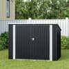 Lockable Metal Garden Wheelie Bin Storage Cabinet Bicycle Bike Shed Storage Tool