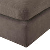 Dusk Cairo Chocolate Linen Feather Ottoman Pouffe RRP £399