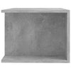 TV Cabinet with LED Lights Concrete Grey 90x39x30 cm