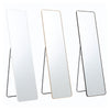 Arched/ Rectangle Framed Mirror Wall Mounted Standing Makeup Full-length Mirror
