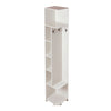 Tall Corner Cabinet Storage Living Room Bedroom Slim Storage Display Cupboard