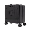 Wheeled Black Suitcase Cabin Trolley Bag Hand Luggage Carry On Travel Case