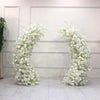 2pcs Moon Gate Wedding Party Arch Frame Moon-Shaped Iron Stand Backdrop Props UK