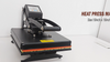 38x38cm Heat Press Machine Digital Transfer Sublimation T Shirt Printer 15x15 in