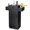 Beauty Salon Storage Cabinet Locking Beauty Styling Equipment Station 2 Drawers