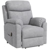 Power Lift Chair Electric Riser Recliner with Remote Control Side Pocket Grey