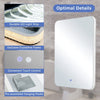 Bathroom Mirror LED Light Mirror 80 x 60 CM Shatterproof Wall Mounted Mirror