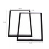 Steel Table Legs Trapezium Frame X Frame Dining Coffee Bench Desk Feet Stand DIY