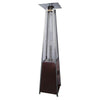 DEALOURUS QUARTZ 13KW GAS PATIO HEATER GARDEN PYRAMID OUTDOOR WITH WHEELS TUBE