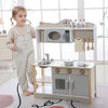 Large Wooden Play Kitchen Kids Pretend Cooking Role Play Toy with Utensils Gift