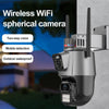 8MP 4K WiFi IP Camera Outdoor Dual Lens CCTV Wireless Home Security PTZ IR Cam