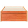 Bed Frame Wax Brown 75x190 Small Solid Wood Pine M1C8