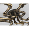 Vintage Industrial Steampunk Metal Pipe Ceiling Pendant Lamp Ceiling Lights