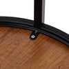 Nest of 2/3 Coffee Tables Nesting Round Table Retro/White Marble Effect Wood Set