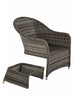 Florida Duo Set Grey Stylish and Spacious Outdoor Furniture Grey