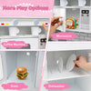 Large Kitchen Playset for Boys Girls Pretend Play Chef Toys Set Pink