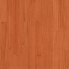 Bed Frame without Mattress Wax Brown Super King Solid Wood Pine