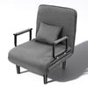4 in 1 Convertible Sofa Bed Lounge Sleeper Chair w/Adjustable Backrest, Cushion