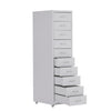 Modern Metal Chest of Drawer Storage Bedside Cabinet Filing Cabinet With Wheels