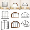 Window Style Mirror Indoor Outdoor Garden WallHanging Glass Décor Mirror Hallway