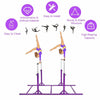 Double Horizontal Gymnastics Training Bar Height Adjustable Parallel Gym Bars