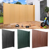 Bamboo Slat Natural Garden Fencing Privacy Screen Fence Panel Roll Green Yellow